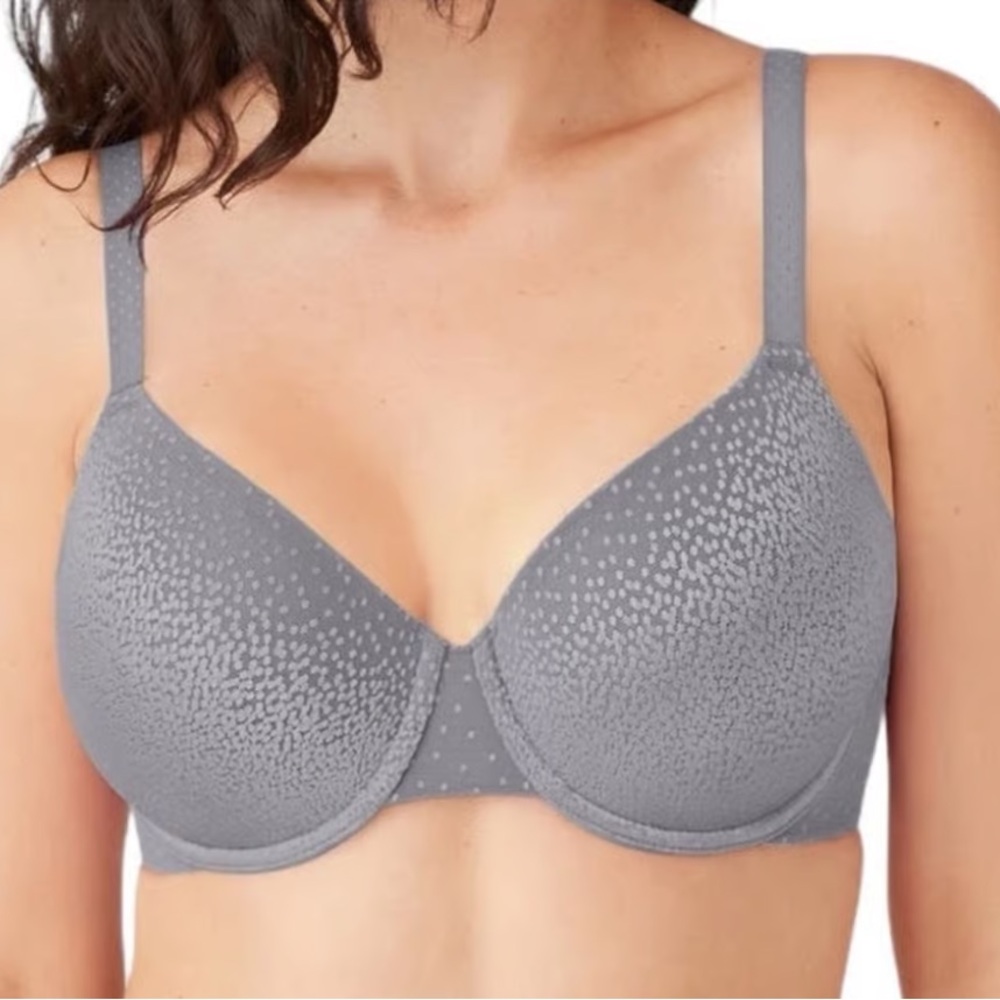 Wacoal Bra 853303 Back Appeal® T-Shirt bra silver sconce size 34DD 34E - NWOT